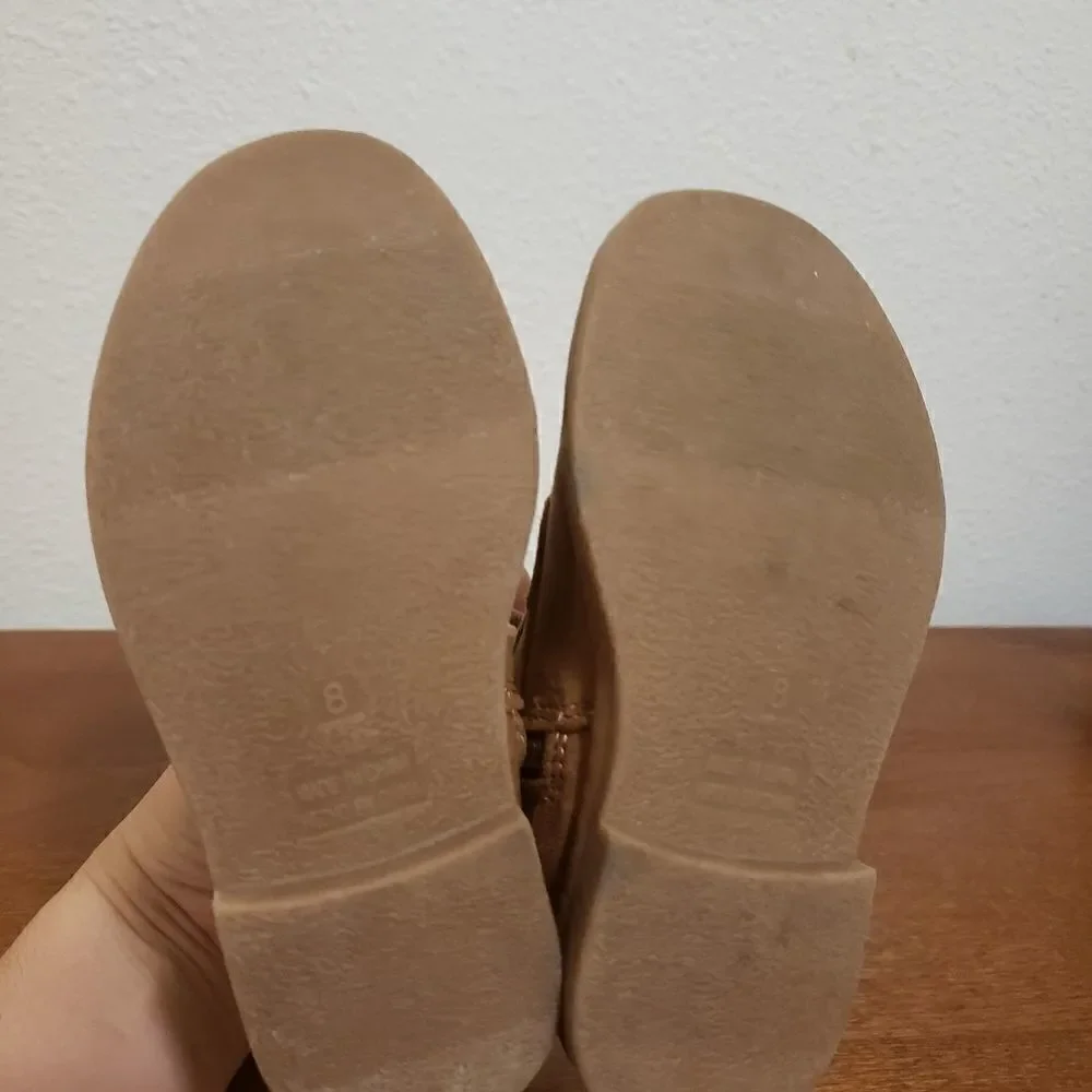 Old Navy Boys suade  booties sz 8